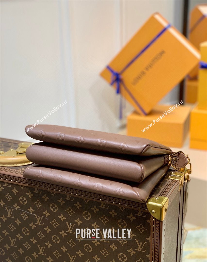 Louis Vuitton Coussin PM Bag in Monogram Leather M59277 Taupe Grey 2021 (KI-21112733)