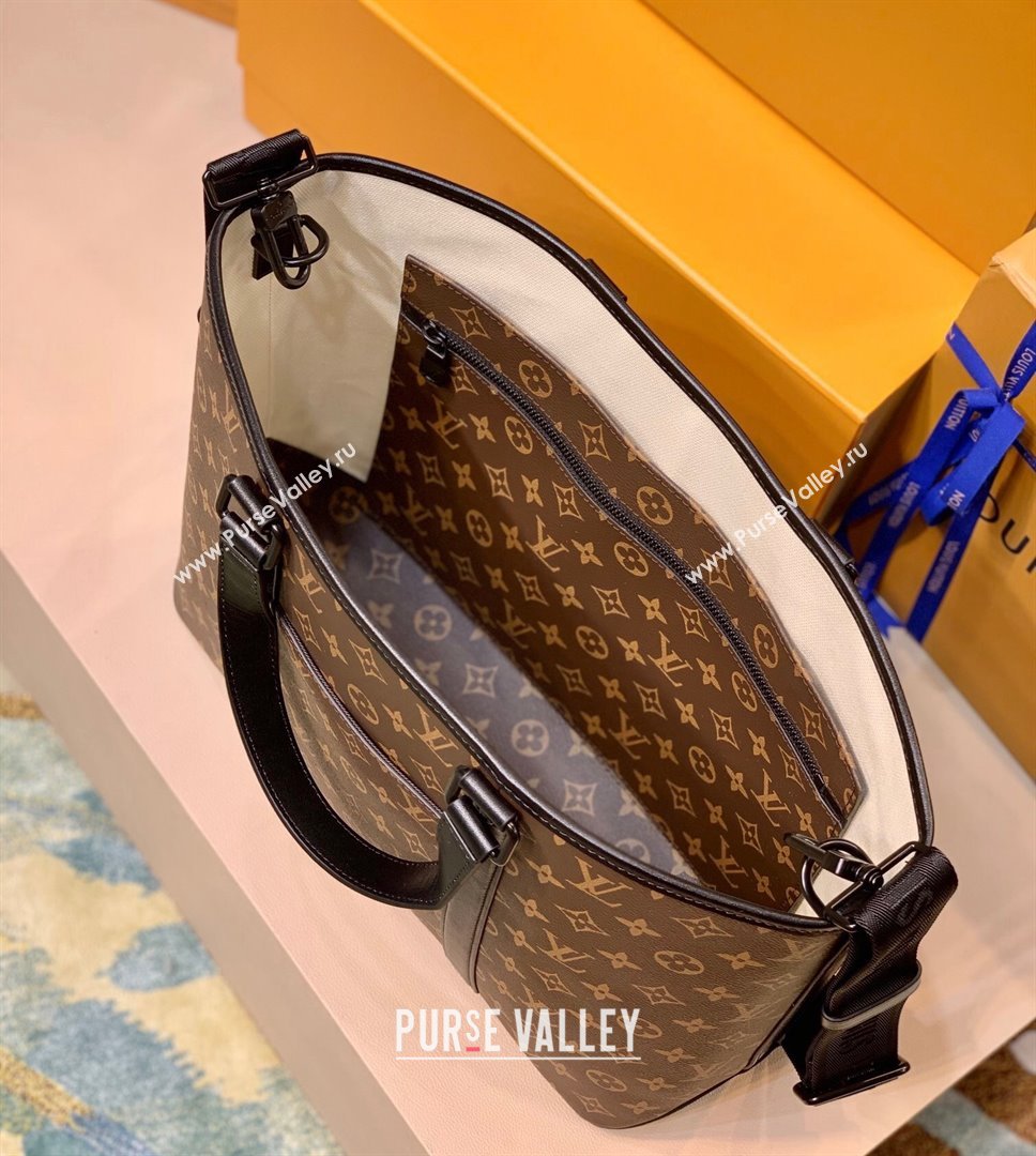 Louis Vuitton Week-End Tote Bag PM M45734 Monogram Canvas/Black 2021 (KI-21112905)