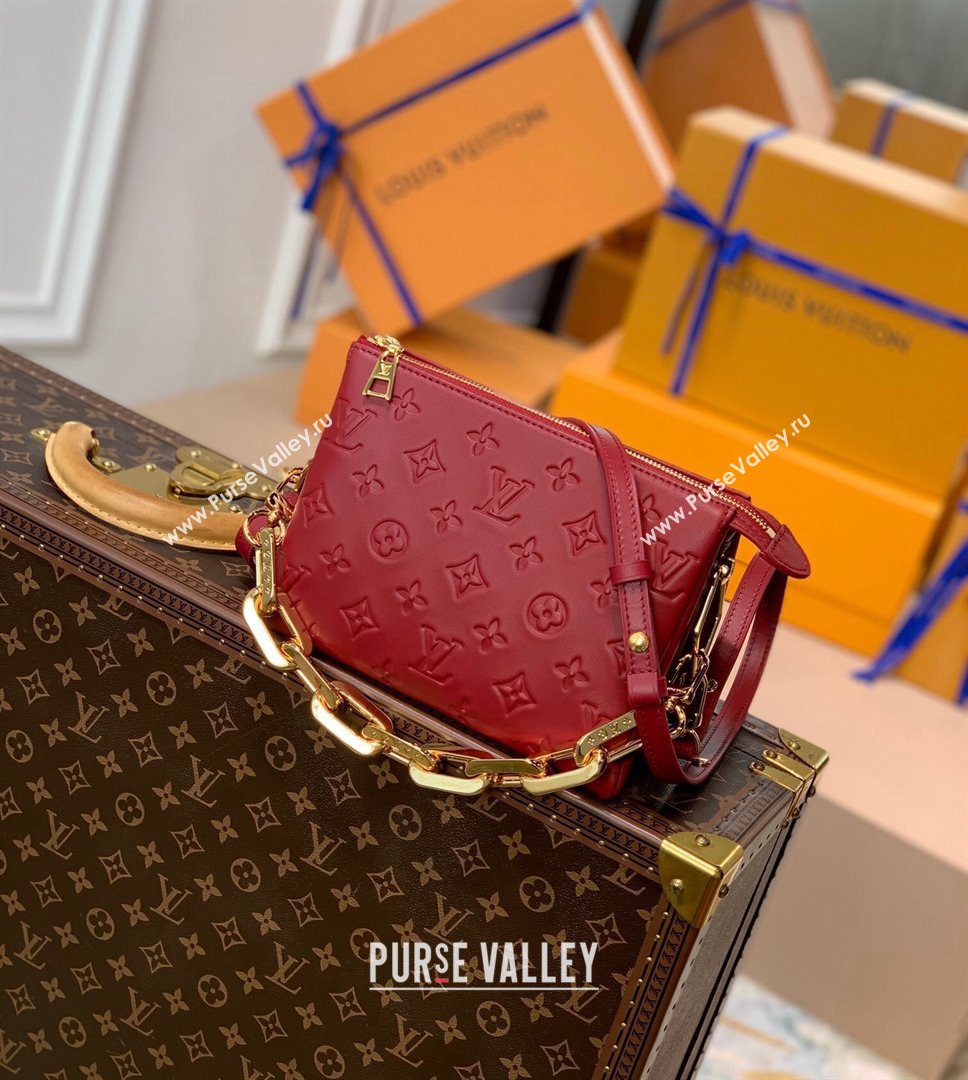 Louis Vuitton Coussin BB in Monogram Puffy Lambskin M59598 Red 2021 (KI-21112912)