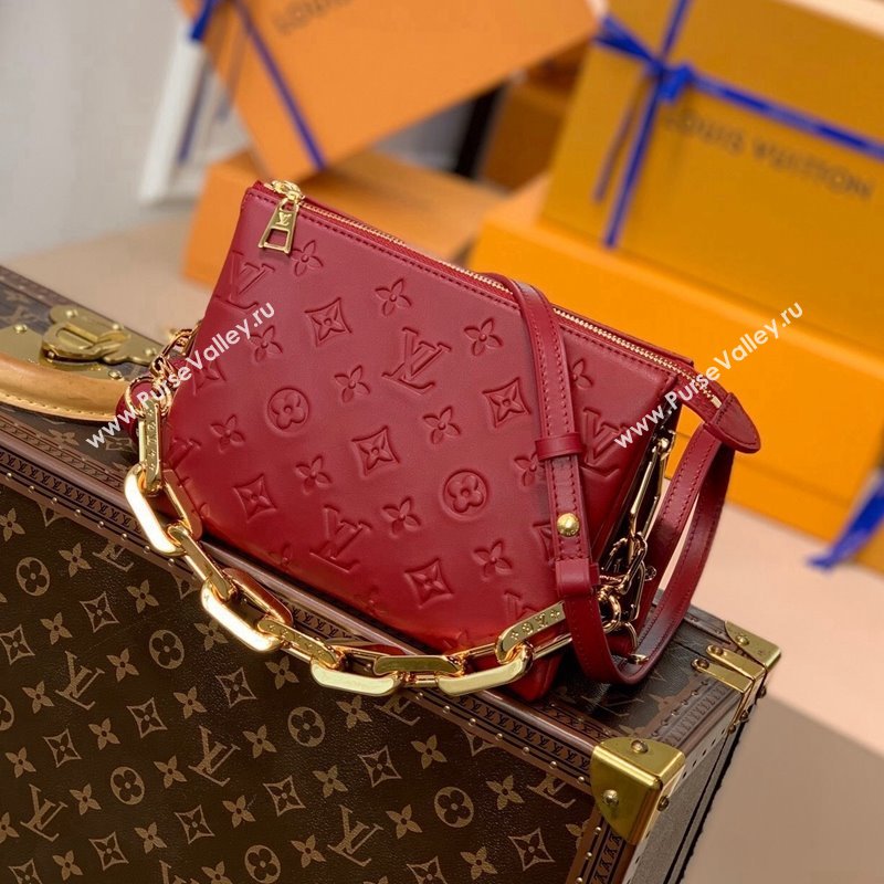 Louis Vuitton Coussin BB in Monogram Puffy Lambskin M59598 Red 2021 (KI-21112912)