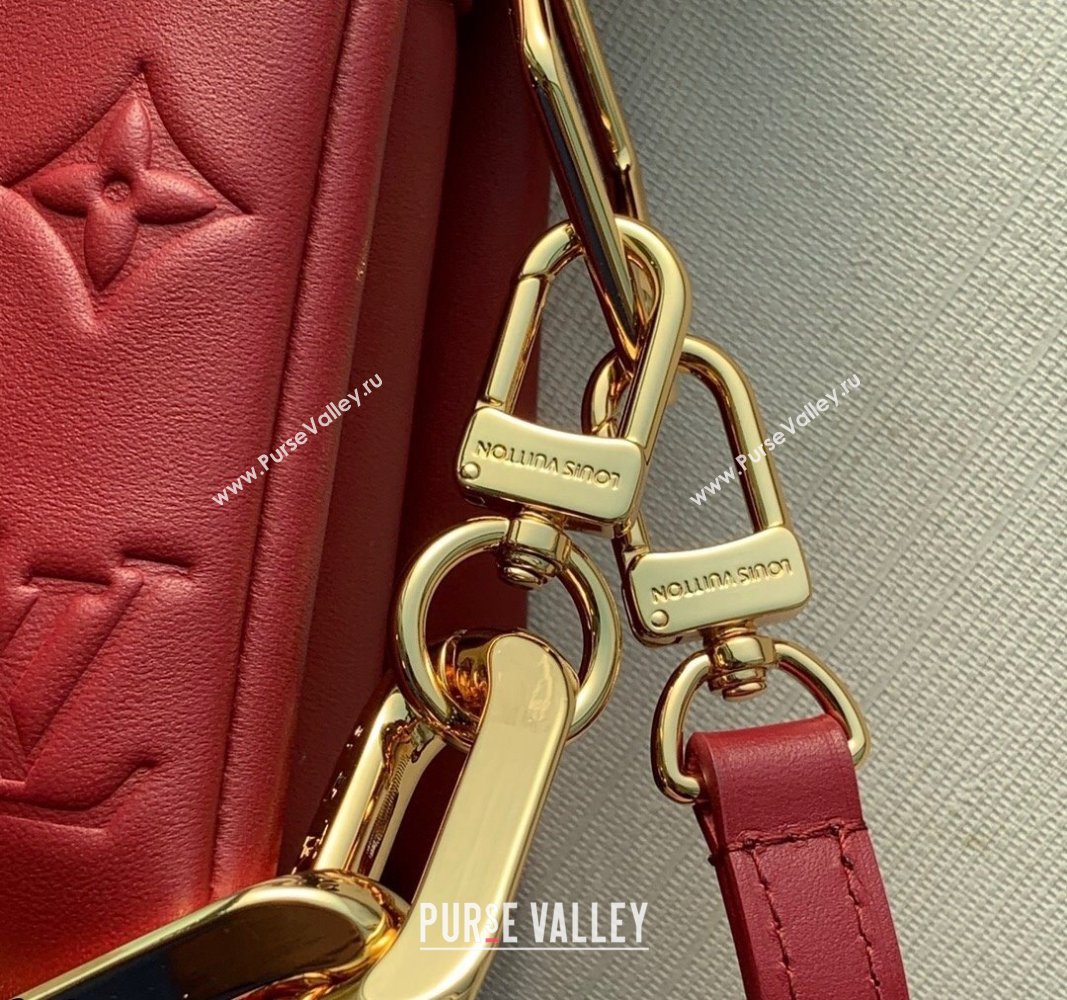 Louis Vuitton Coussin BB in Monogram Puffy Lambskin M59598 Red 2021 (KI-21112912)