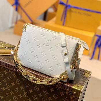 Louis Vuitton Coussin BB in Monogram Puffy Lambskin M59598 White 2021 (KI-21112913)