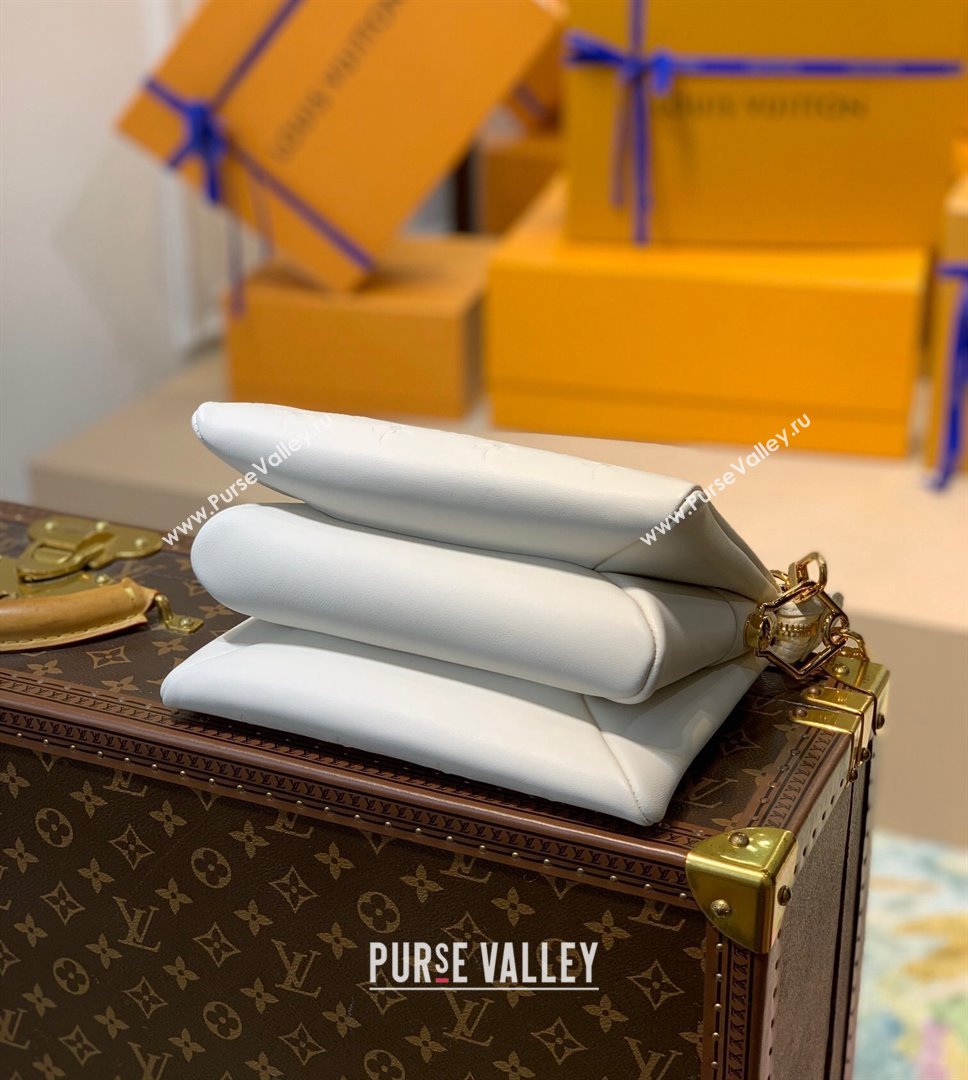 Louis Vuitton Coussin BB in Monogram Puffy Lambskin M59598 White 2021 (KI-21112913)