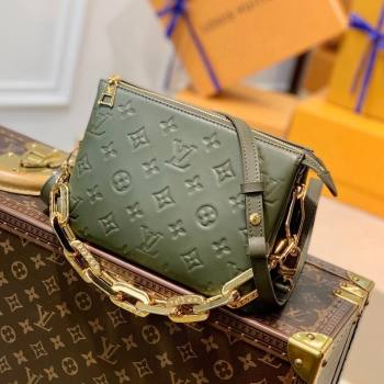 Louis Vuitton Coussin BB in Monogram Puffy Lambskin M59598 Khaki Green 2021 (KI-21112914)