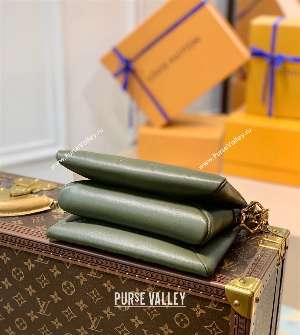 Louis Vuitton Coussin BB in Monogram Puffy Lambskin M59598 Khaki Green 2021 (KI-21112914)