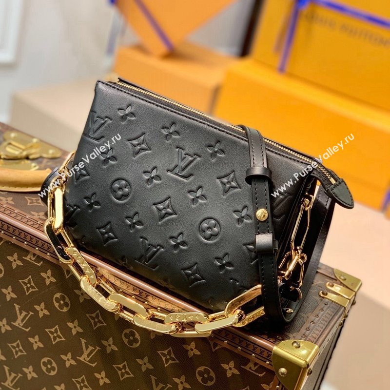 Louis Vuitton Coussin BB in Monogram Puffy Lambskin M59598 Black 2021 (KI-21112911)