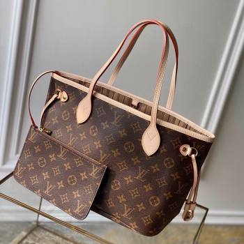 Louis Vuitton Neverfull PM Tote Bag M41000 Monogram Canvas/Beige 2025 (KI-250212014)