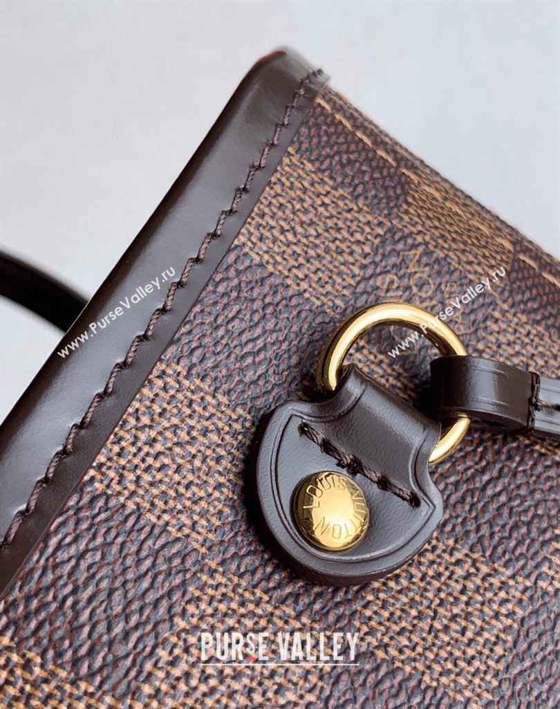 Louis Vuitton Neverfull PM Tote Bag N41359 Damier Ebene Canvas/Red 2025 (KI-250212013)