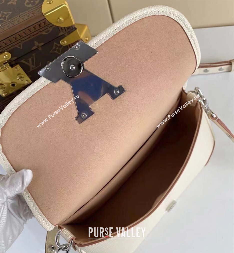Louis Vuitton Buci Crossbody Bag in Epi Leather M59457 Quartz White 2022 (KI-22012016)