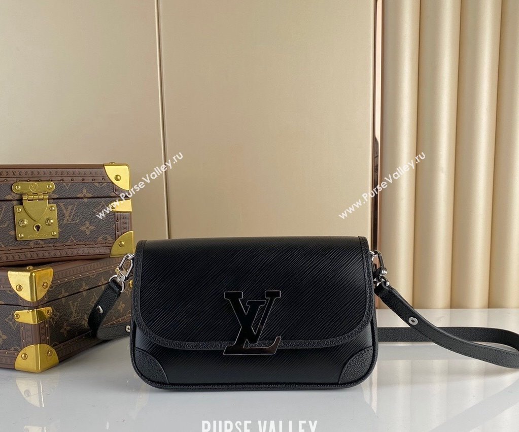 Louis Vuitton Buci Crossbody Bag in Epi Leather M59460 M59386 Black 2022 (KI-22012015)