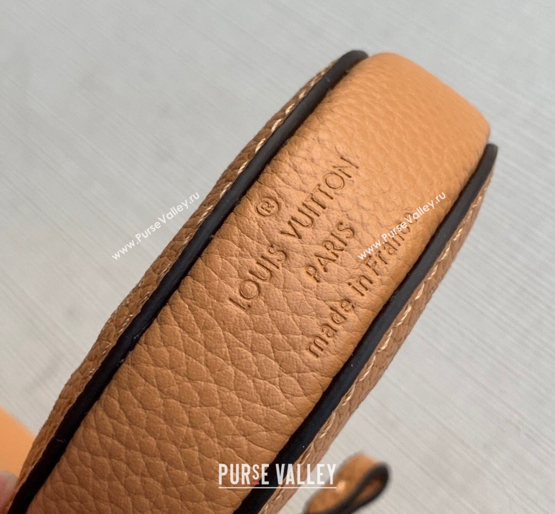 Louis Vuitton Mahina Monogram Perforated Bella Bucket Bag M59369 Clay Brown 2025 (KI-250121015)