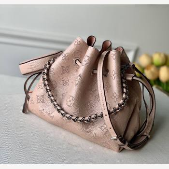 Louis Vuitton Mahina Monogram Perforated Bella Bucket Bag M57070 Pearly Pink 2022 (KI-22012024)