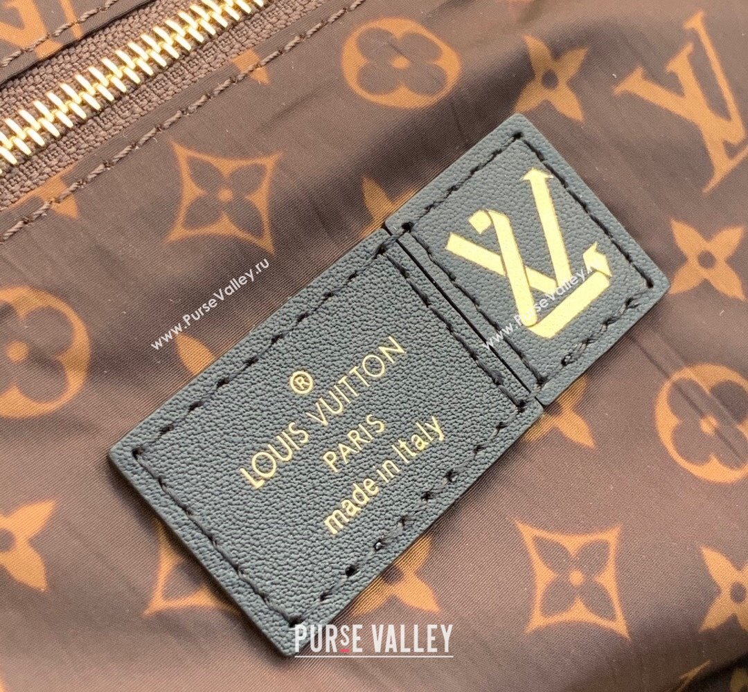 Louis Vuitton OnTheGO GM Tote bag in Black Padded Nylon M59007 Beige 2022 (KI-22012007)