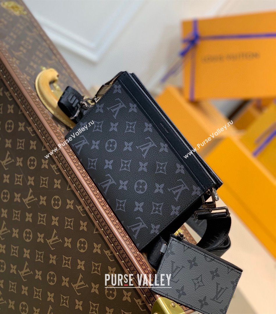 Louis Vuitton Gaston Wearable Strap Wallet M81124 Monogram Eclipse Canvas 2022 (KI-22030102)