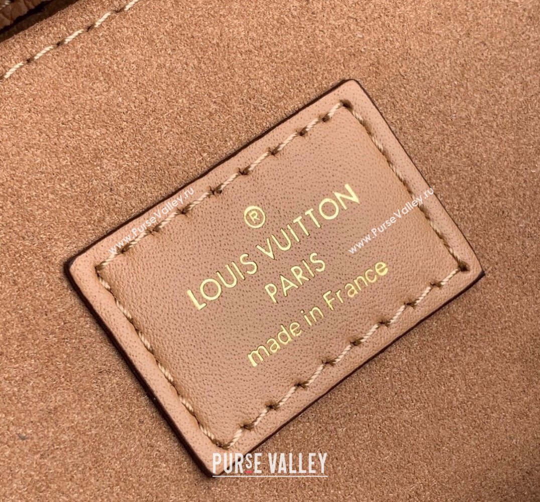 Louis Vuitton Pochette Metis Bag in Embroidered Quilted Leather M46018 Arizona Brown 2022 (KI-22030114)