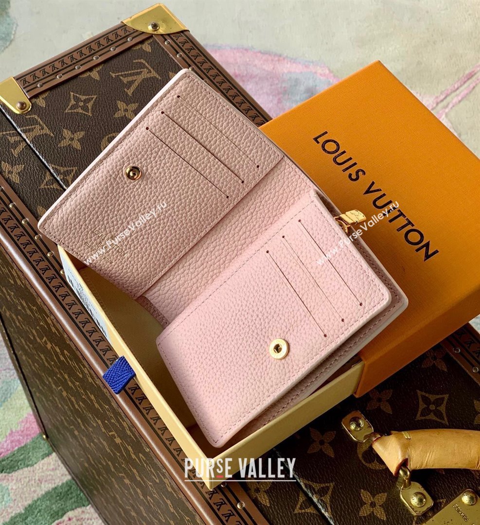 Louis Vuitton Cléa Wallet in Embroidered Quilted Leather M81212 Pink 2022 (KI-22031501)