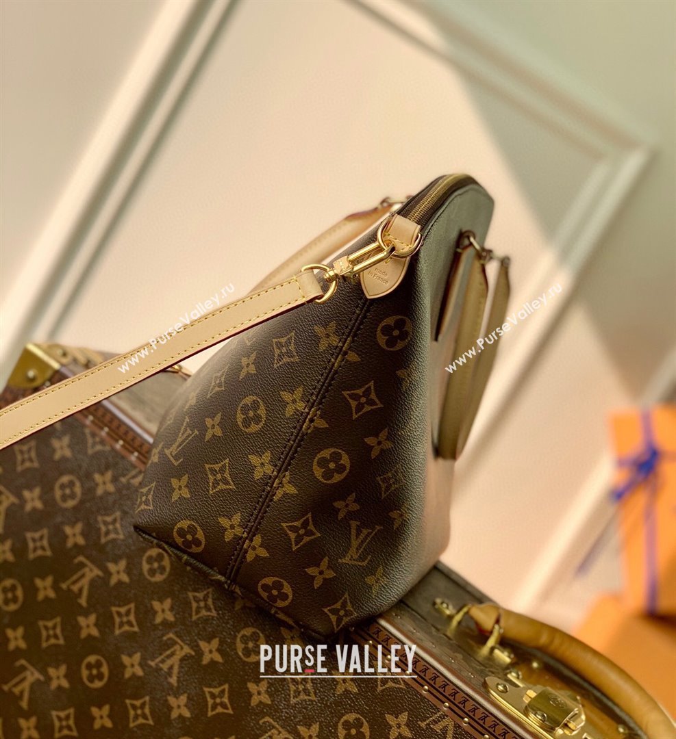 Louis Vuitton Boétie MM Zipped Tote Bag M45987 Monogram Canvas/Nude 2022 (KI-22031507)