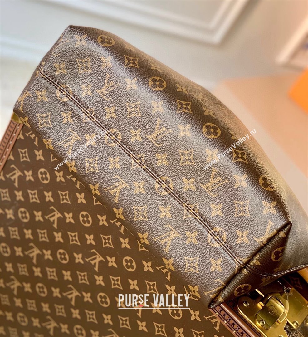 Louis Vuitton Boétie MM Zipped Tote Bag M45987 Monogram Canvas/Nude 2022 (KI-22031507)