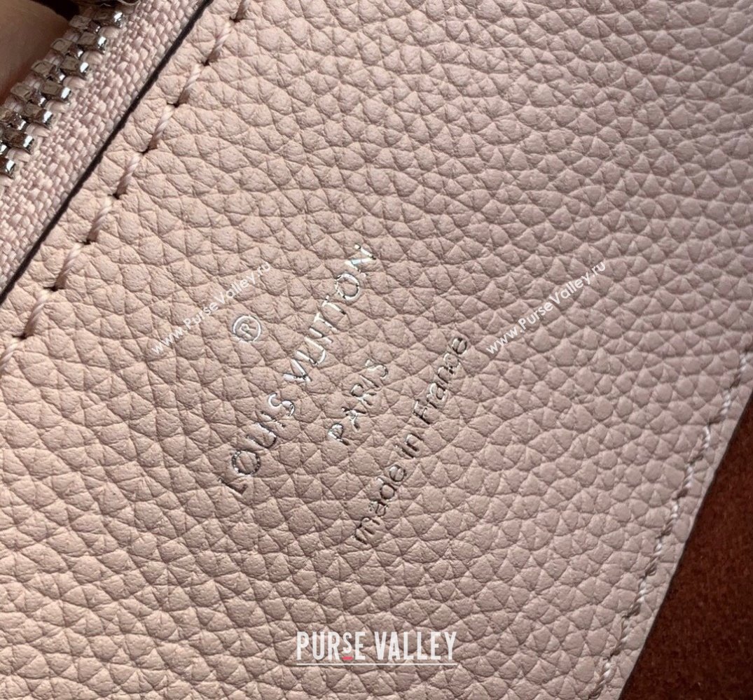 Louis Vuitton Bella Tote Bag in Mahina Perforated Calfskin M59200 Light Pink 2022 (KI-22031509)