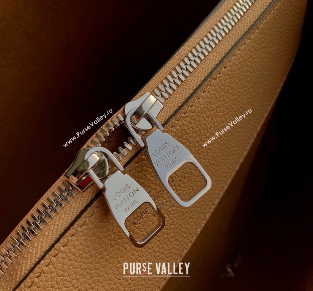 Louis Vuitton Bella Tote Bag in Mahina Perforated Calfskin M59200 Brown 2022 (KI-22031510)