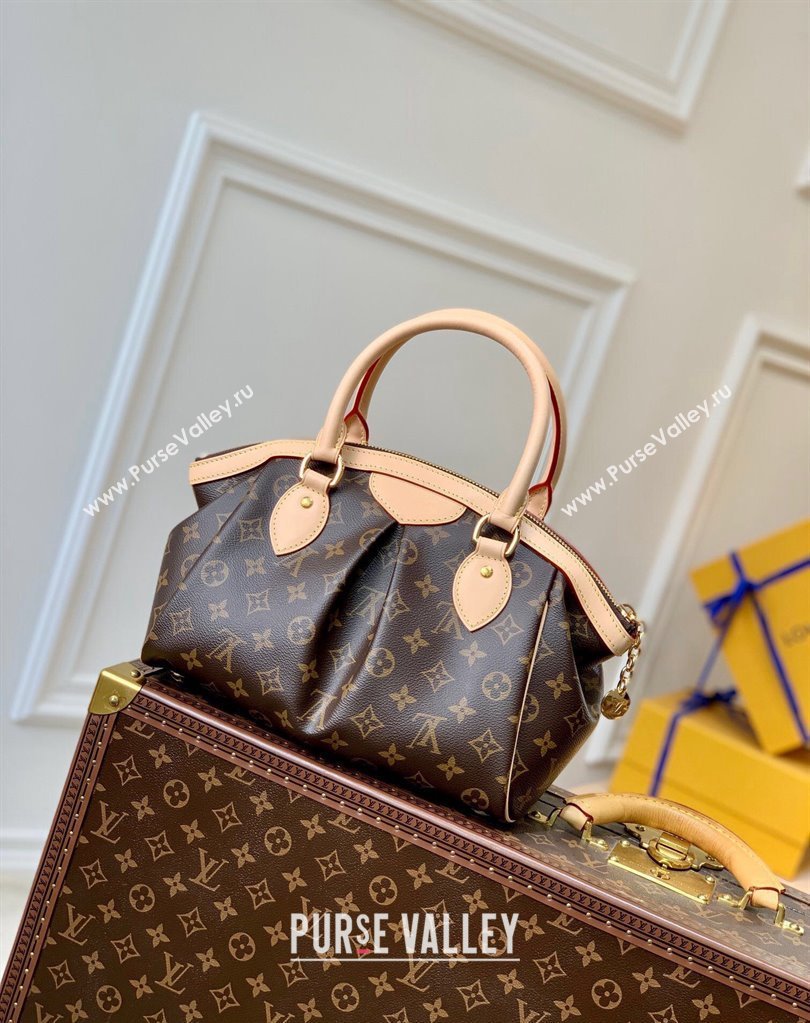 Louis Vuitton Tivoli Bowling PM Bag in Monogram Canvas M40143 Nude 2025 (KI-250212001)