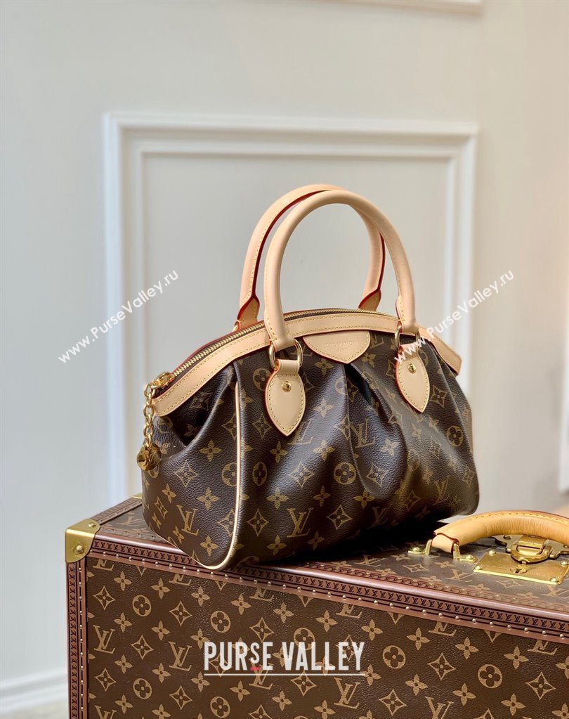 Louis Vuitton Tivoli Bowling PM Bag in Monogram Canvas M40143 Nude 2025 (KI-250212001)