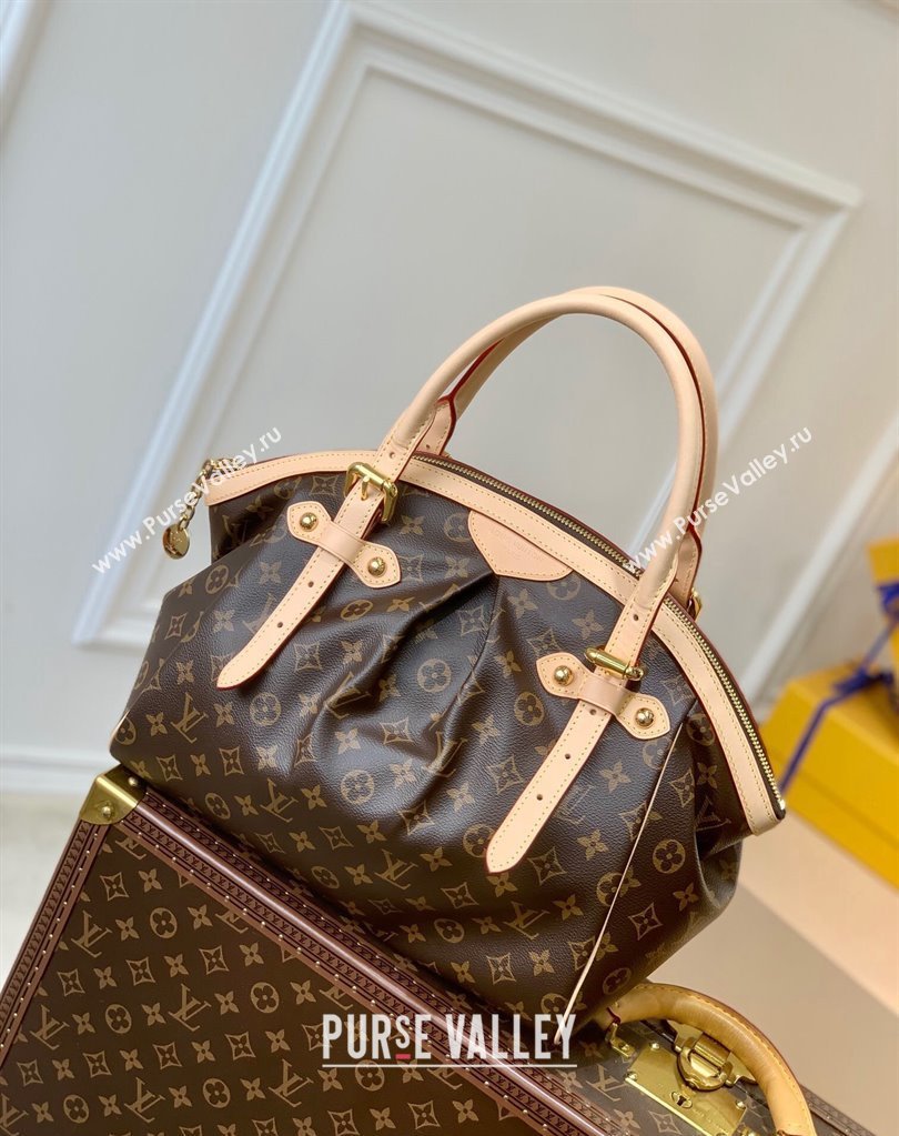 Louis Vuitton Tivoli Bowling MM Bag in Monogram Canvas M40144 Nude 2025 (KI-250212002)
