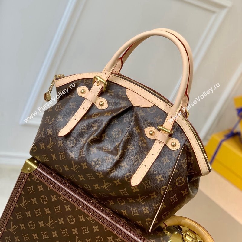 Louis Vuitton Tivoli Bowling MM Bag in Monogram Canvas M40144 Nude 2025 (KI-250212002)