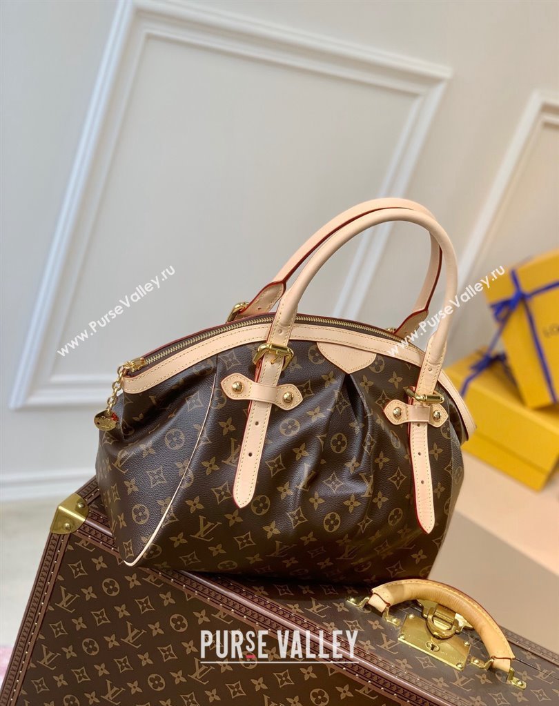 Louis Vuitton Tivoli Bowling MM Bag in Monogram Canvas M40144 Nude 2025 (KI-250212002)