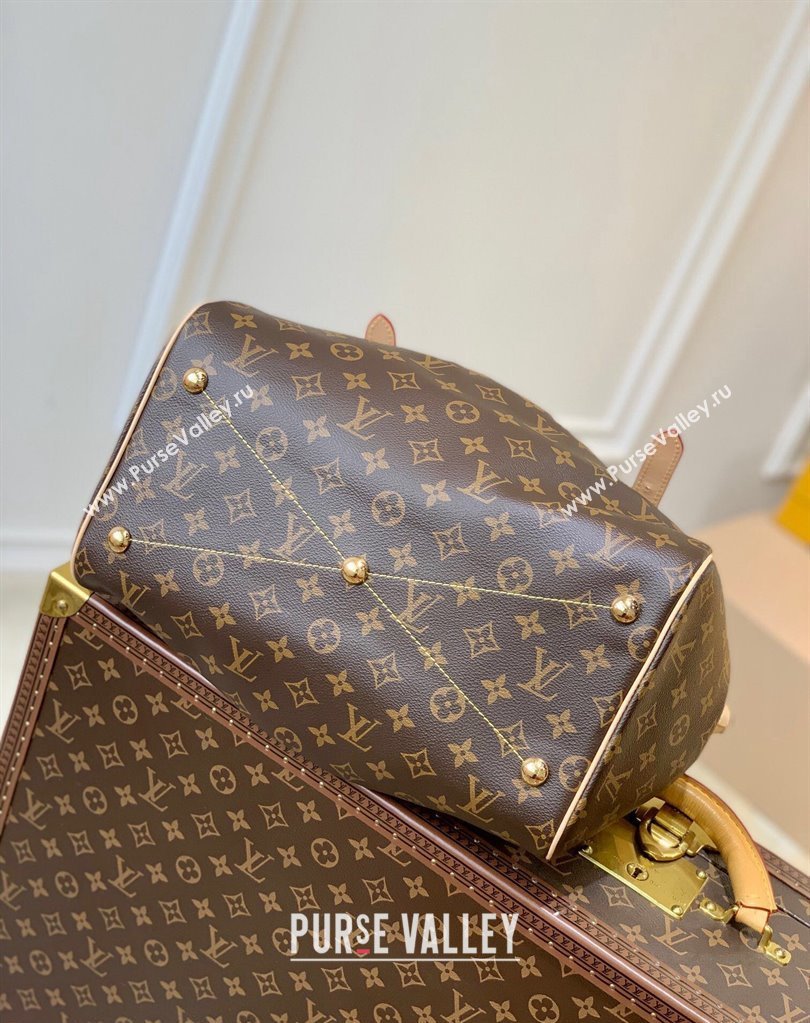 Louis Vuitton Tivoli Bowling MM Bag in Monogram Canvas M40144 Nude 2025 (KI-250212002)