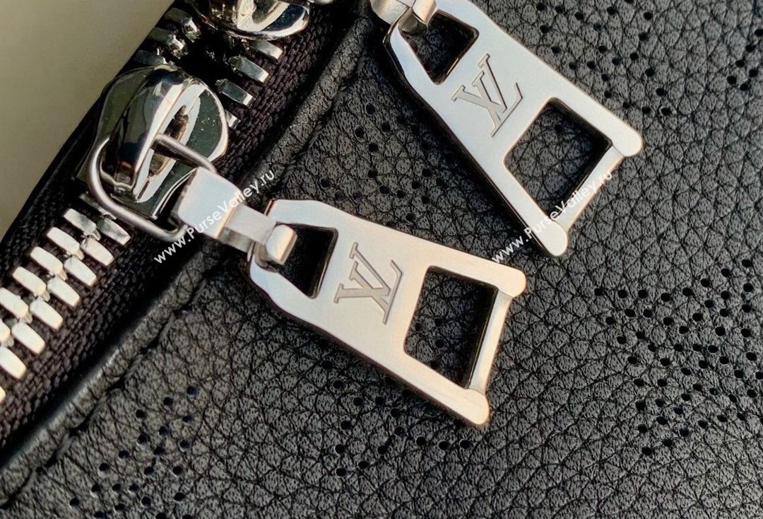 Louis Vuitton Why Knot PM Hobo bag in Mahina Perforated Leather M20703 Black 2025 (KI-250120091)