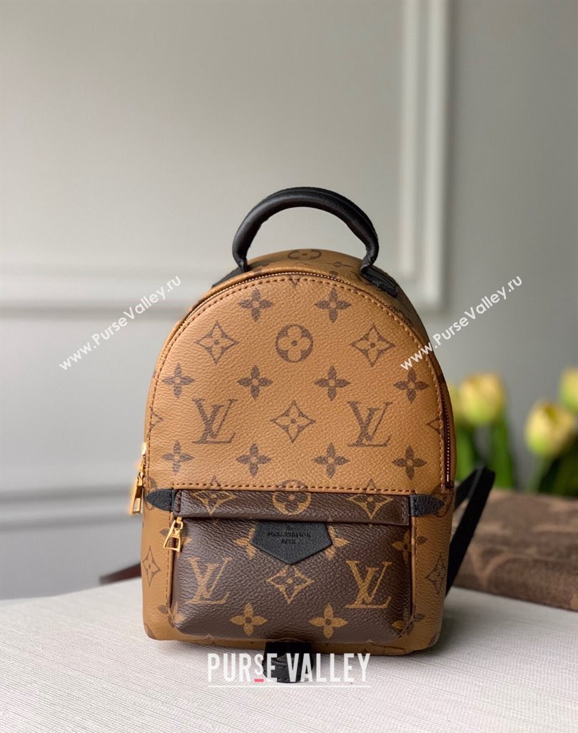 Louis Vuitton Palm Springs Mini Backpack bag M44872 Monogram Reverse Canvas 2024 (KI-240925074)