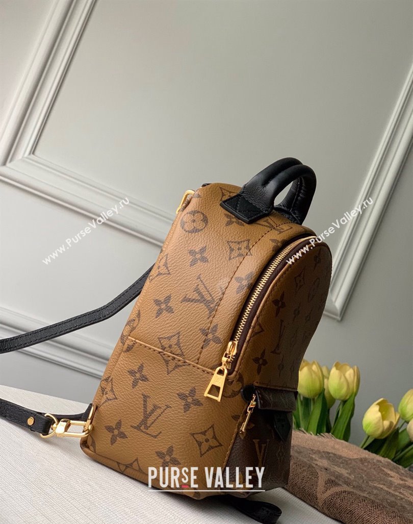 Louis Vuitton Palm Springs Mini Backpack bag M44872 Monogram Reverse Canvas 2024 (KI-240925074)