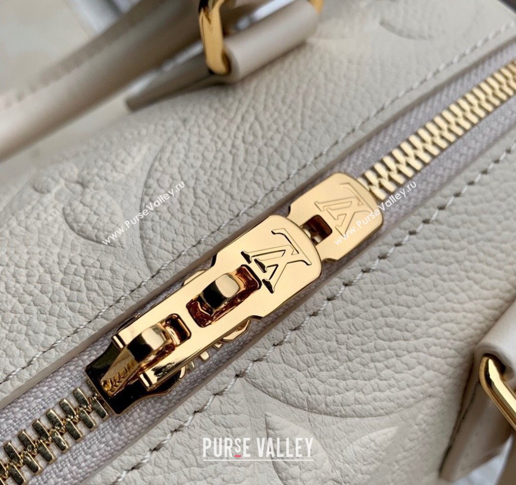Louis Vuitton Speedy Bandouliere 20 Bag in Monogram Empreinte Leather M58954 Cream Beige 2025 (KI-250524050)