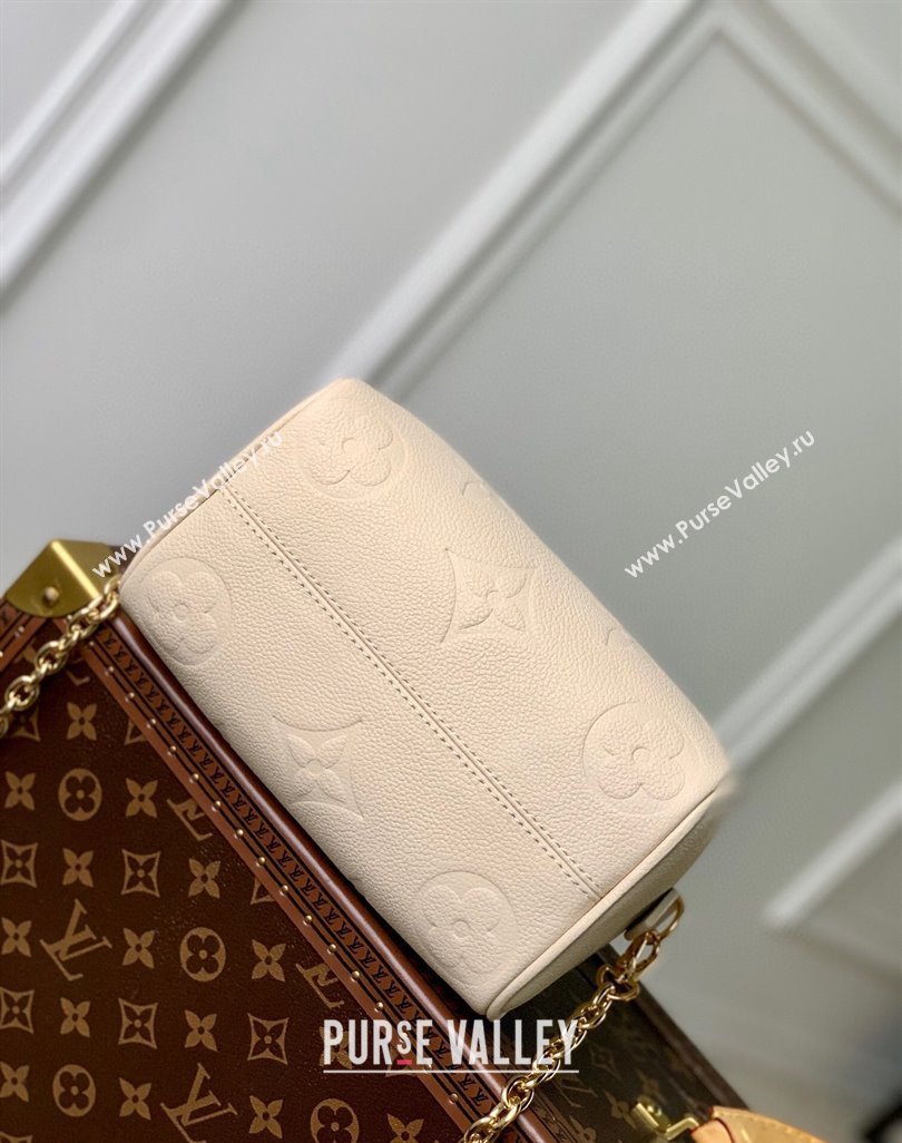 Louis Vuitton Speedy Bandouliere 20 Bag in Monogram Empreinte Leather M58954 Cream Beige 2025 (KI-250524050)
