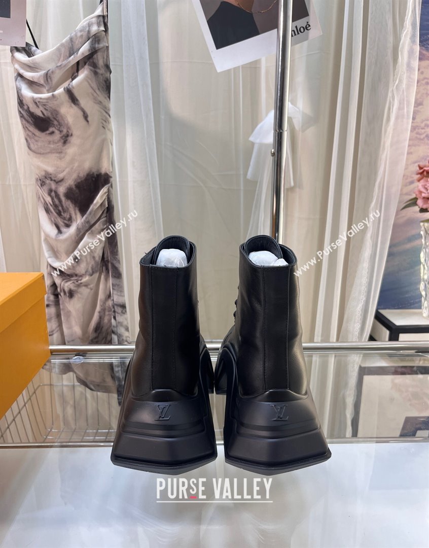 Louis Vuitton LV Archlight 2.0 Platform Ankle Boot in Calf Leather Black 2023 1ABI1J (MD-230904028)