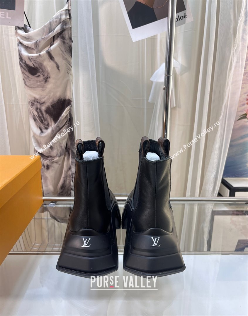 Louis Vuitton LV Archlight 2.0 Platform Ankle Boot in Calf Leather Black 2023 1AB157 (MD-230904030)