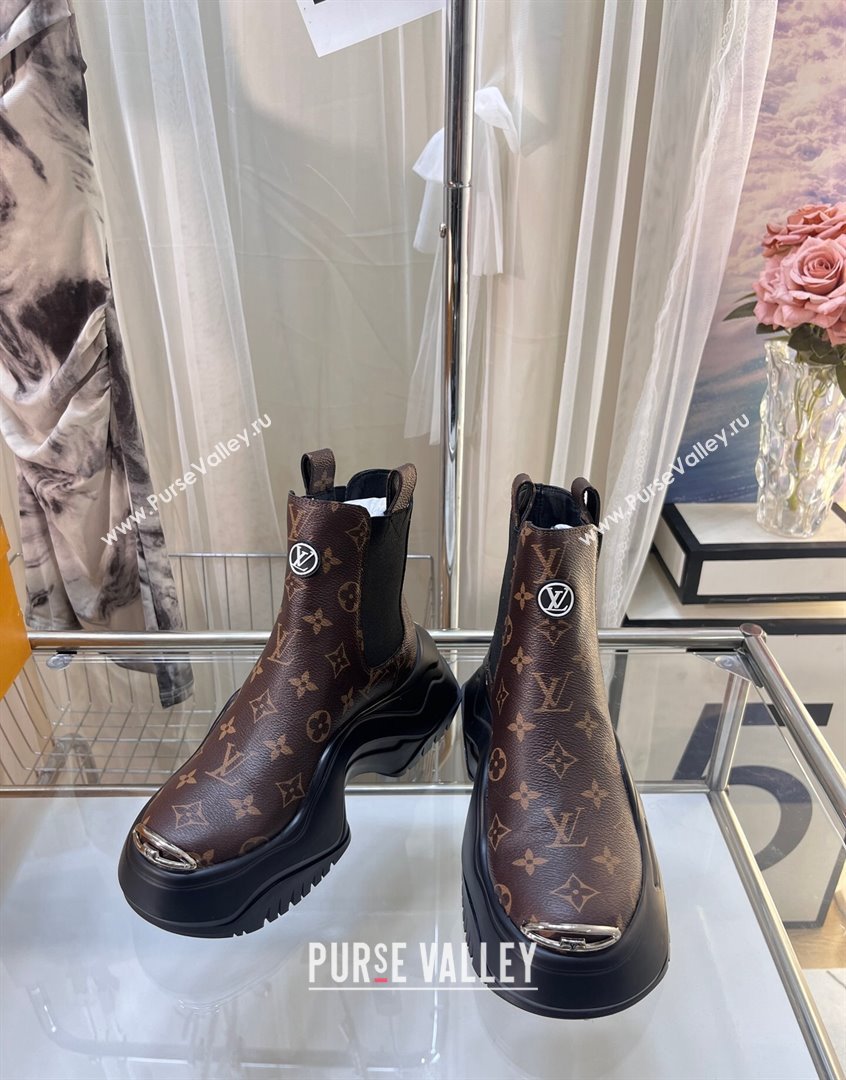 Louis Vuitton LV Archlight 2.0 Platform Ankle Boot in Monogram Leather 2023 1AB157 (MD-230904031)