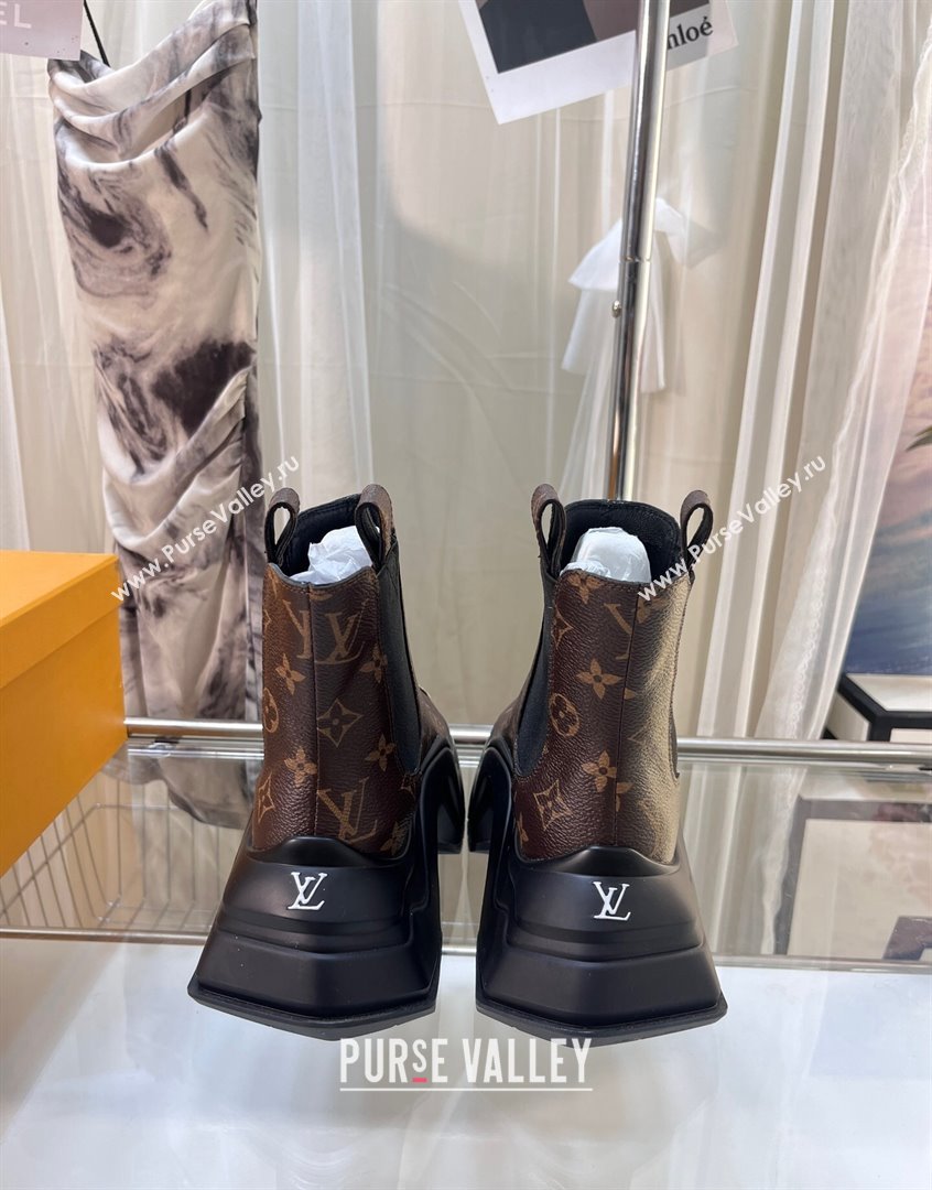 Louis Vuitton LV Archlight 2.0 Platform Ankle Boot in Monogram Leather 2023 1AB157 (MD-230904031)