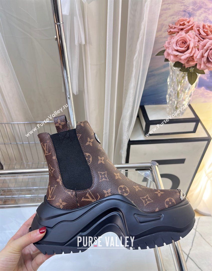 Louis Vuitton LV Archlight 2.0 Platform Ankle Boot in Monogram Leather 2023 1AB157 (MD-230904031)