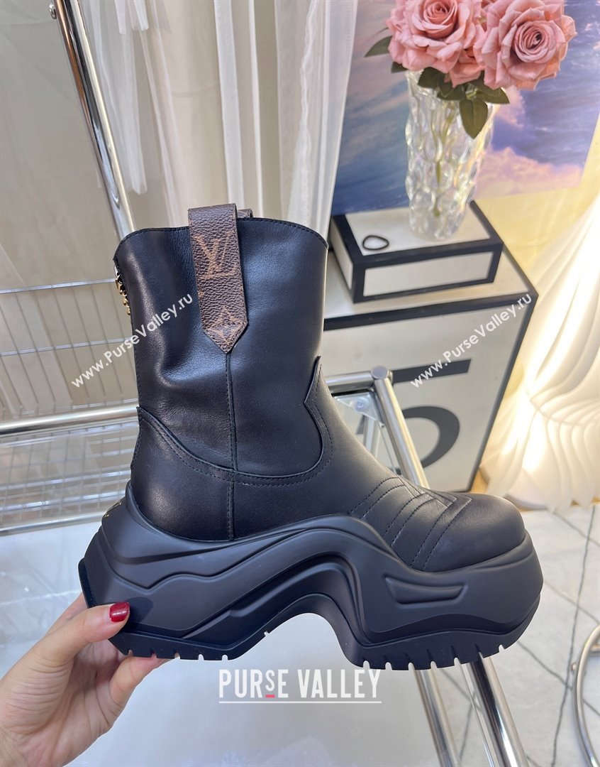 Louis Vuitton LV Archlight 2.0 Platform Ankle Boot in Calf Leather Black 2023 1ABHSM (MD-230904032)