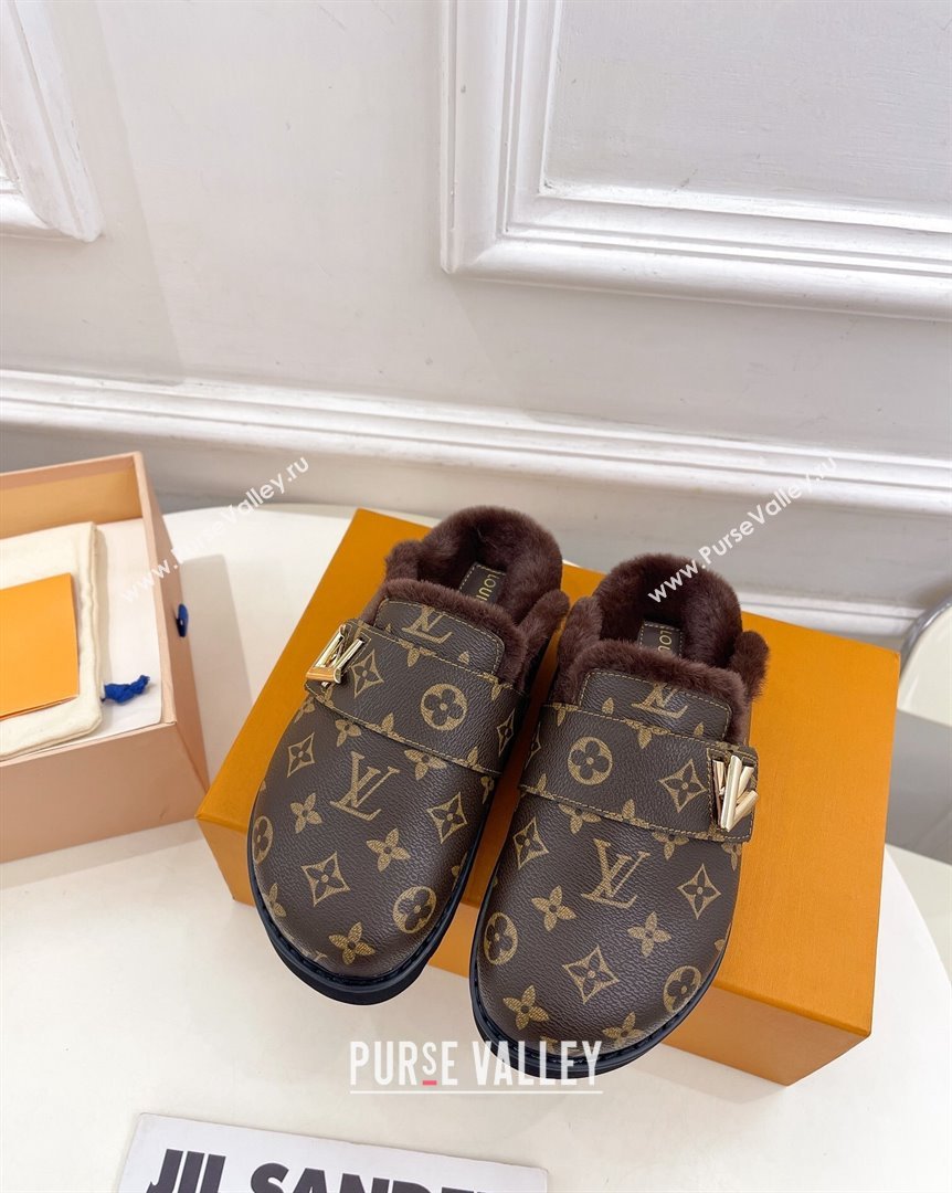 Louis Vuitton LV Cosy Flat Comfort Clog Mules in Monogram Canvas 2023 1AC6Z3 (MD-231012138)