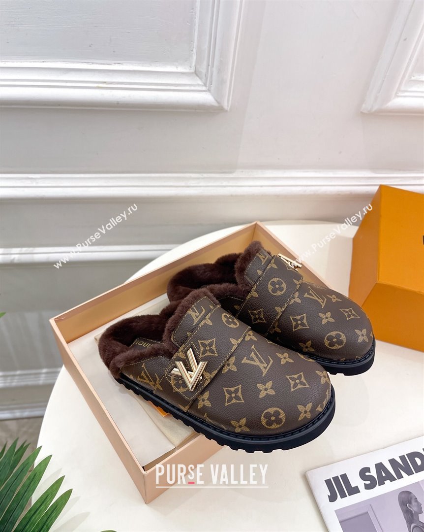 Louis Vuitton LV Cosy Flat Comfort Clog Mules in Monogram Canvas 2023 1AC6Z3 (MD-231012138)