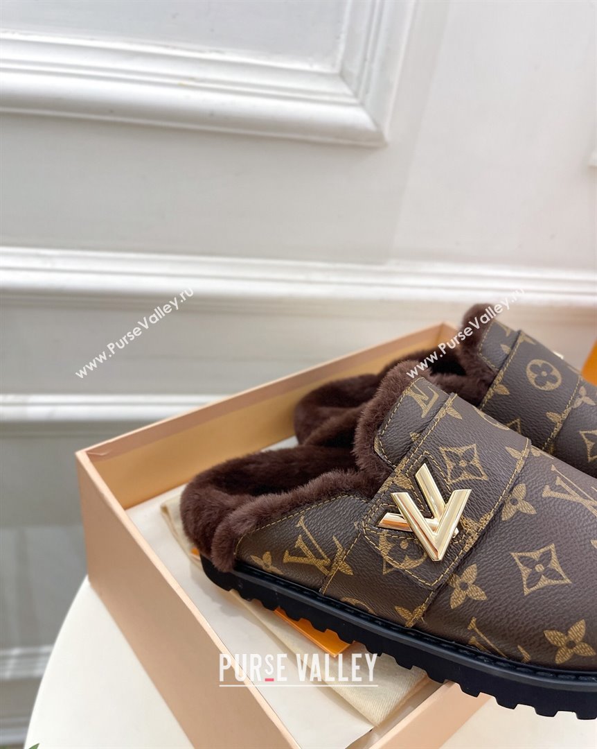 Louis Vuitton LV Cosy Flat Comfort Clog Mules in Monogram Canvas 2023 1AC6Z3 (MD-231012138)