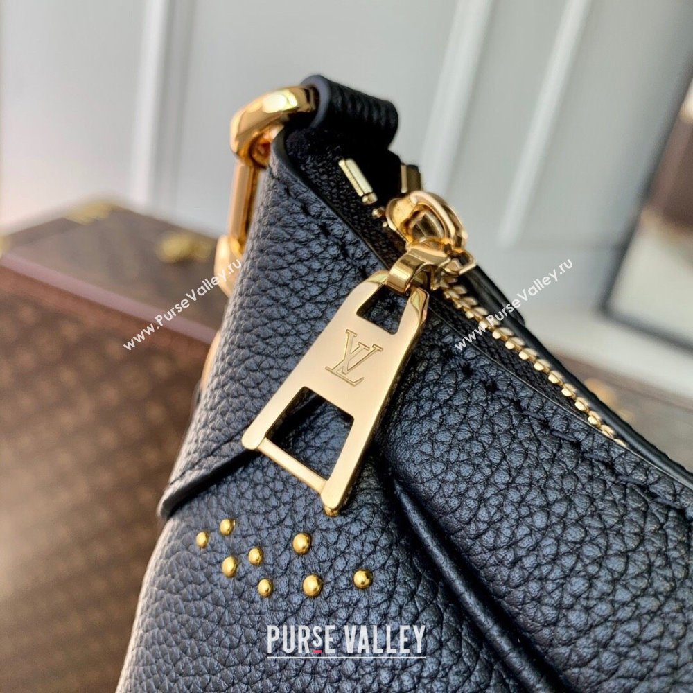 Louis Vuitton Bagatelle Top Handle Bag in Black Monogram Empreinte Leather with Studs M46735 2023 (KI-231020089)