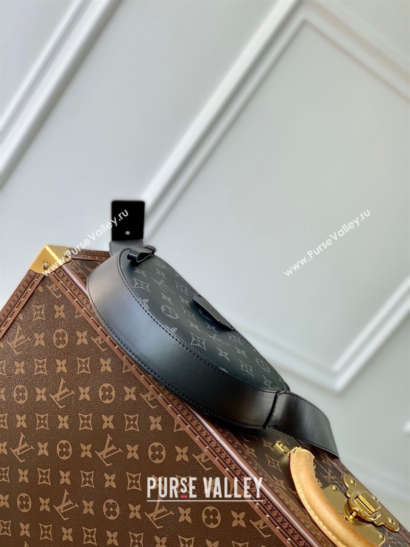 Louis Vuitton LV Moon Crossbody Bag in Monogram Eclipse Canvas M23835 Black 2023 (KI-231020105)