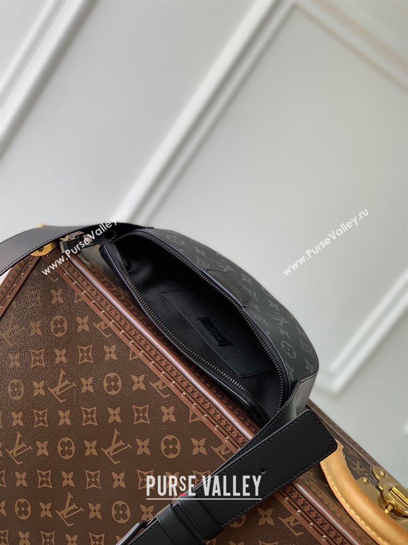 Louis Vuitton LV Moon Crossbody Bag in Monogram Eclipse Canvas M23835 Black 2023 (KI-231020105)