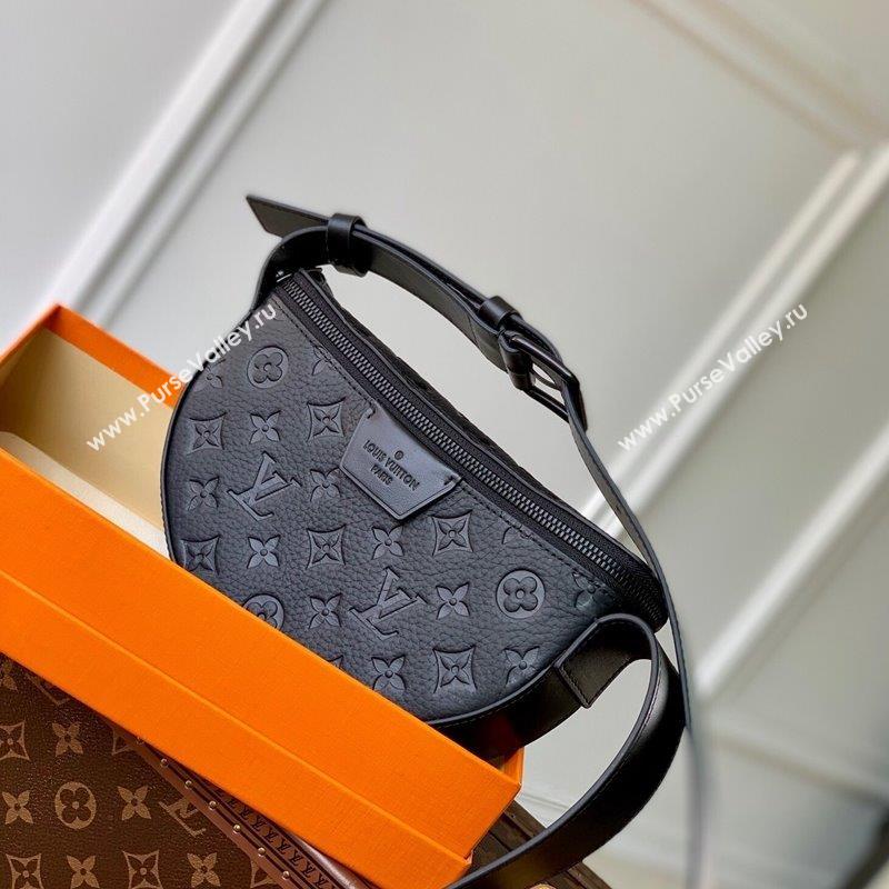 Louis Vuitton LV Moon Crossbody Bag in Black Monogram Leather 23835 2023 (KI-231020107)