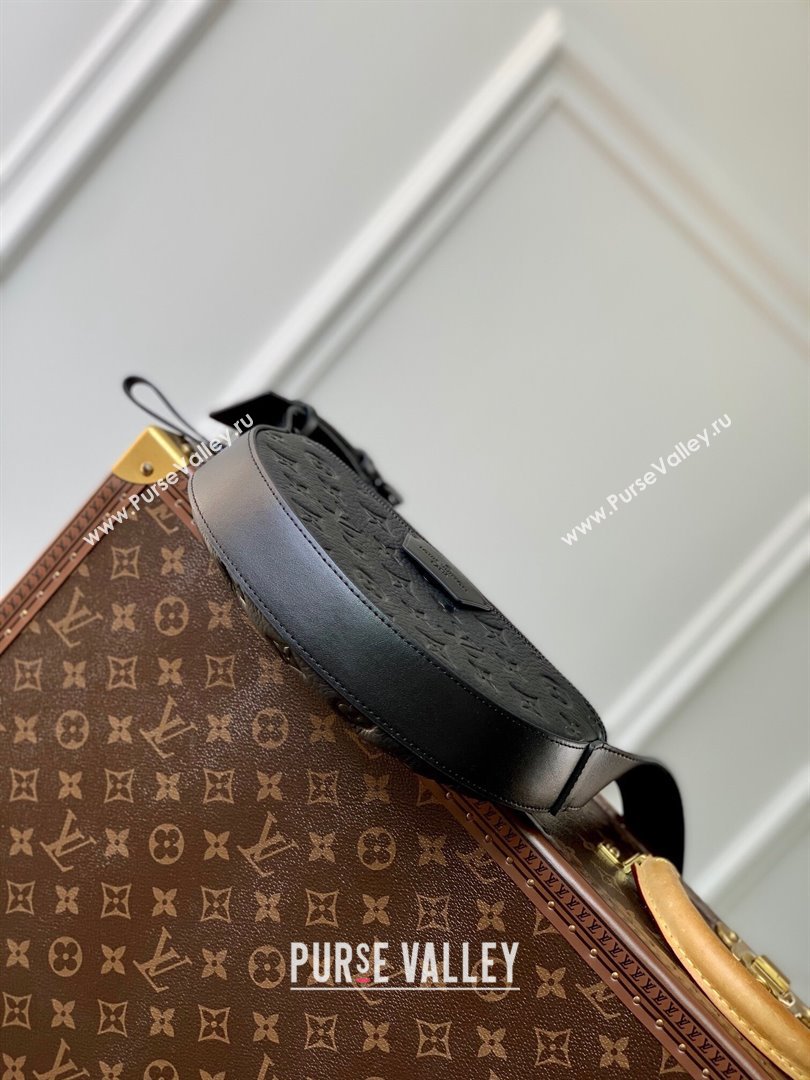 Louis Vuitton LV Moon Crossbody Bag in Black Monogram Leather 23835 2023 (KI-231020107)