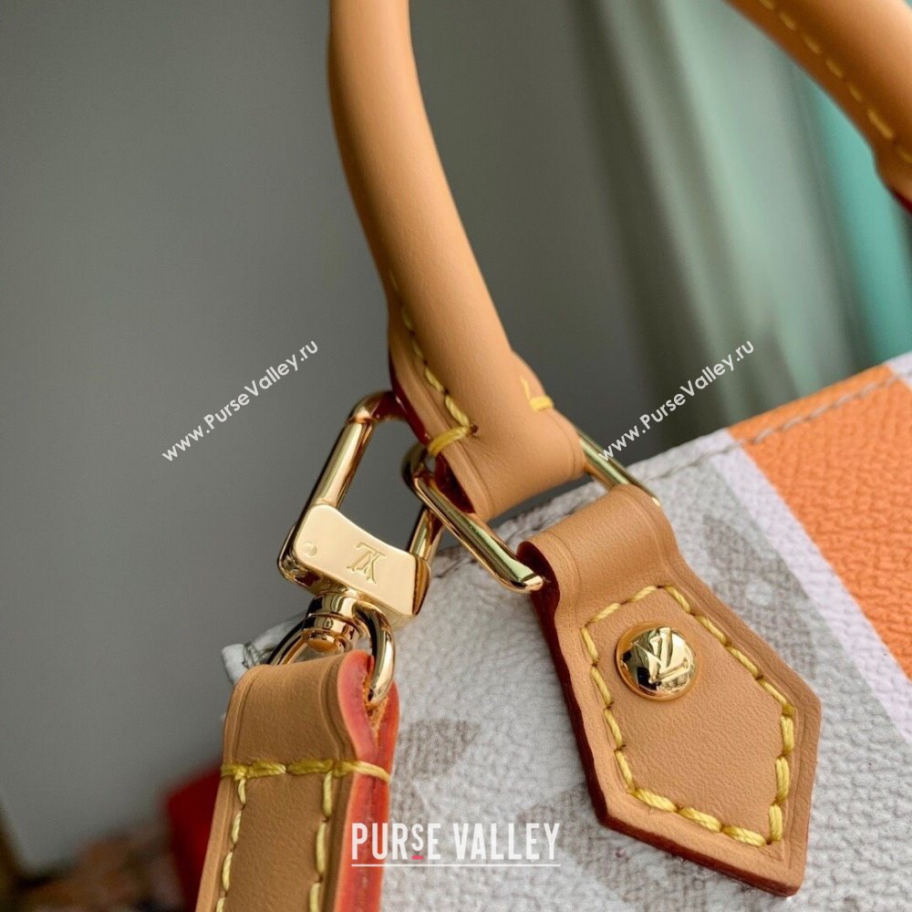 Louis Vuitton Petit Sac Plat Mini Tote Bag in Beige Monopaname Canvas M23615 2023 (KI-231020108)